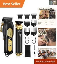 Professional Hair Clippers and T-Blade Trimmer Set - Ultimate Men's Grooming Kit