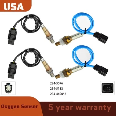 Sensor de oxígeno aguas arriba+aguas abajo 4 piezas para Ford F-150 3,5 L V6 Turbo 2011 2012 2013 2014 Foto 1 de 4