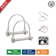 2 Pack Stainless Steel Coupler Pins - 5/16" Diameter, Reliable Safety Solution