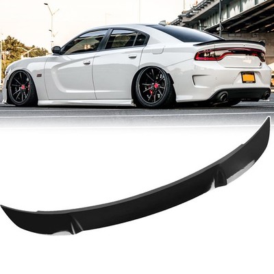 Rear Trunk Spoiler for 2011-2023 Charger Glossy Black