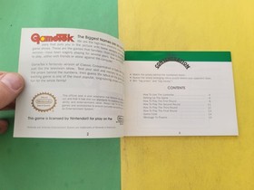 Classic Concentration Instruction Booklet Nintendo Game Manual NES