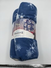 Disney Frozen II 40x50 Fleece Throw Plush Travel Blanket Gift Decor Bedroom