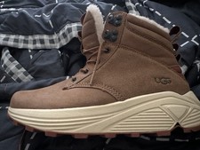 Ugg Miwo Utility Weather Trainer Boots Chestnut Suede Vibram Waterproof Size UK6
