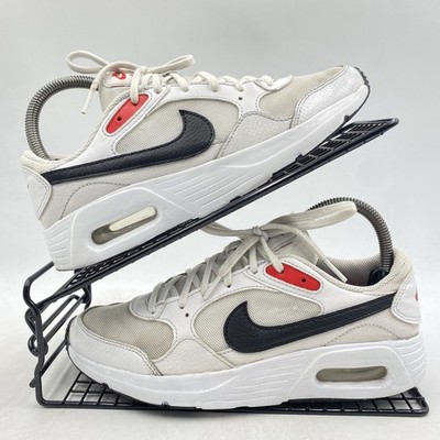 Nike Air Max SC weiß schwarz rot Turnschuhe Größe UK 5 Damen Fitness Laufen Yoga Strick