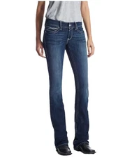 ARIAT R.E.A.L. Low Rise Stretch Lakeshore Boot Cut Jeans Women’s Size 33R