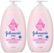 Johnson's Baby Lotion with Coconut Oil, Aloe Vera Vitamin B5, 72 HR Hydration,