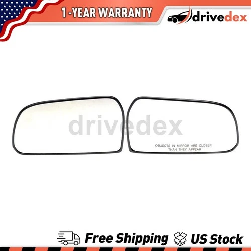 Pair Dorman - HELP Door Mirror Glass Fits 2005 2006 2007 2008 Hyundai Tucson