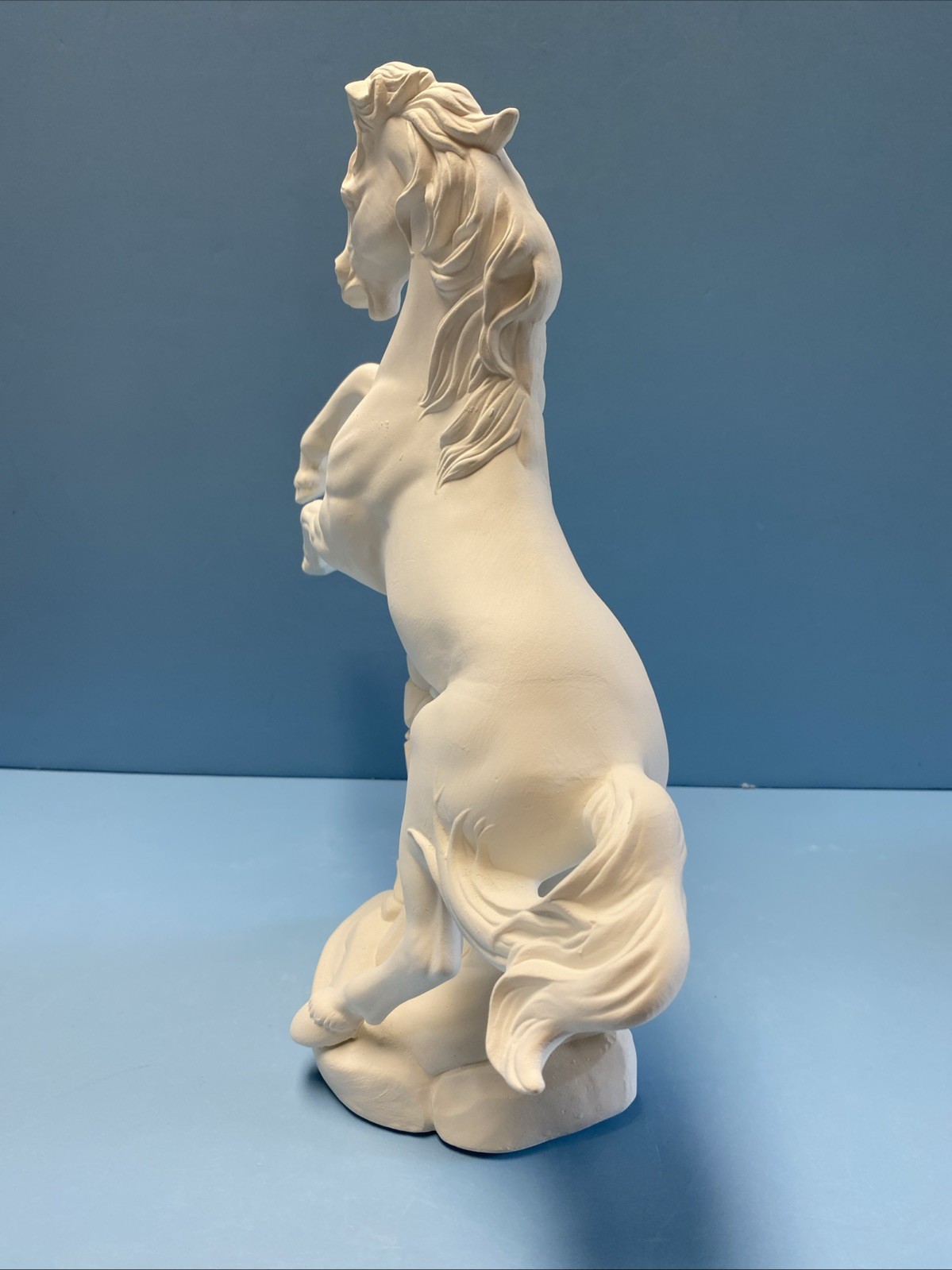 Ceramic Bisque Beautiful Rearing Horse with Beautiful Detail Ready to ...