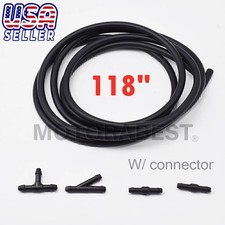 3MxW/Connector Windshield Wiper Washer Nozzle Hose Kit Universal Fluid Tube Ieqn