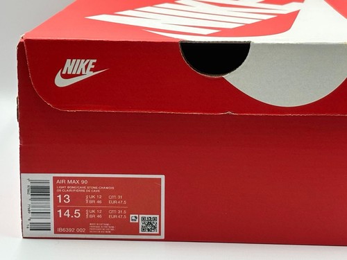 Nike Air Max 90 Light Bone Cave Stone Chamois (UK Size 12) - Picture 9 of 9