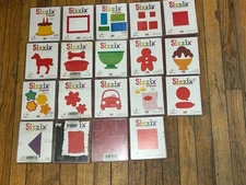 Sizzix Large Red Originals Die Cutter Lot Of 19