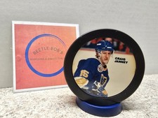 Craig Janney St Louis Blues NHL Inglasco Hockey Puck