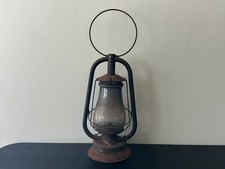 Antique Vintage - WINFIELD MFG. CO. - PAT. 1890 - Kerosene Lantern signed Globe