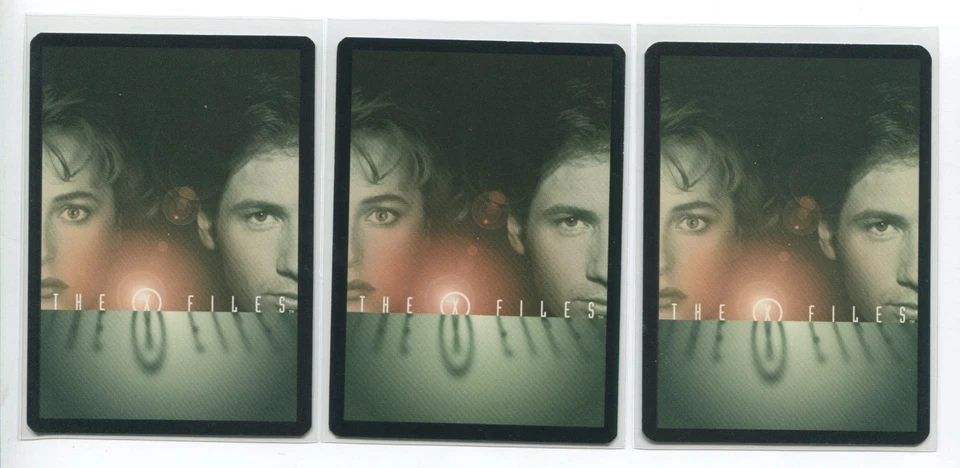 1997 X-Files CCG Expansion 3x PROMO Cards Teamwork Not On The Menu Die Hand - Image 2 of 2