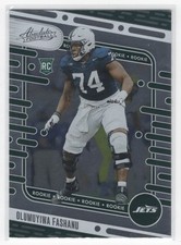 #111 Olumuyiwa Fashanu 2024 Panini Absolute Base RC New York Jets