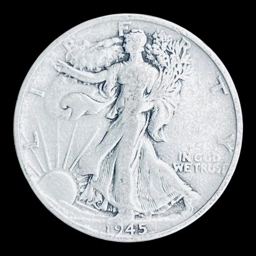 Photo of a 1945-S Walking Liberty Half Dollar from an eBay listing that sold on Jul 13, 2026