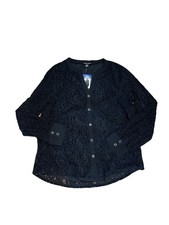 Cable & Gauge Womens Lace Long Sleeve Lightwe...