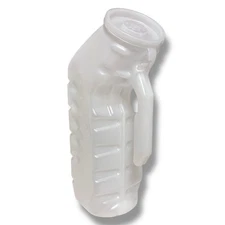 Male Urinal Case Of 14 Bottle 1000 mL /32 oz With Pop Cap Lid Hospital Urine