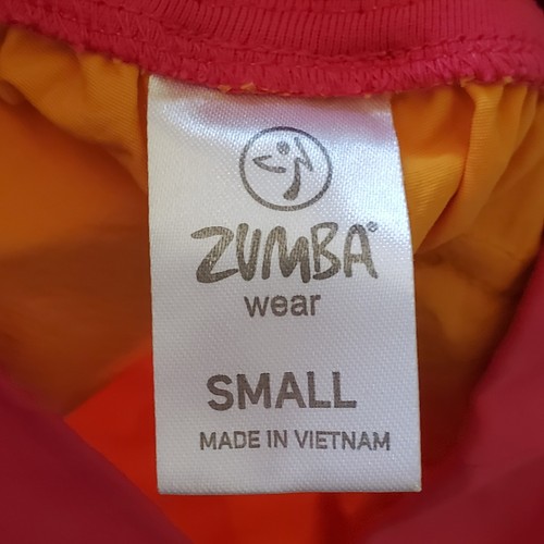 Zumba Active Wear Pull On Cargo Pants Small Colorblock Low Rise Dance Hip Hop - Picture 12 of 15