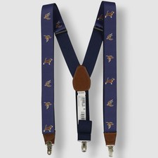 Club Room Men's Blue Duck Dog Medium Suspenders OS
