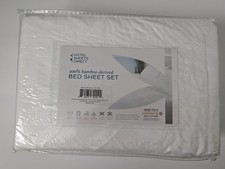 Hotel Sheets Direct Bamboo Bed Sheet Set King White Cooling Soft - NEW