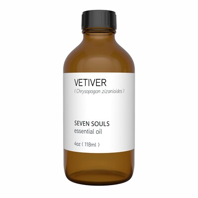 VETIVER Organic Essential Oil - BULK 4OZ