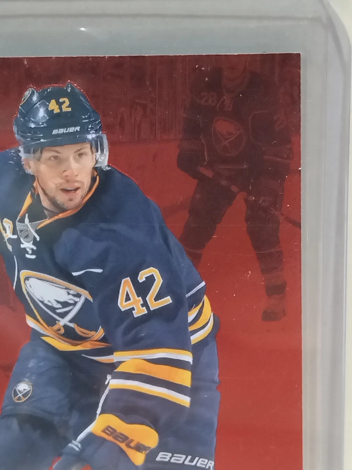 2012-13 UPPER DECK BLACK DIAMOND NATHAN GERBE SINGLE RUBY RED #97/100 - Image 4 of 4