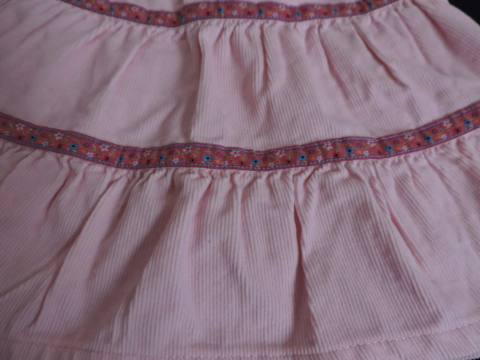 Falda Pana Rosa Hanna Andersson Poetas Floral Bandas Primavera Talla 80 18 24M Foto 3 de 4