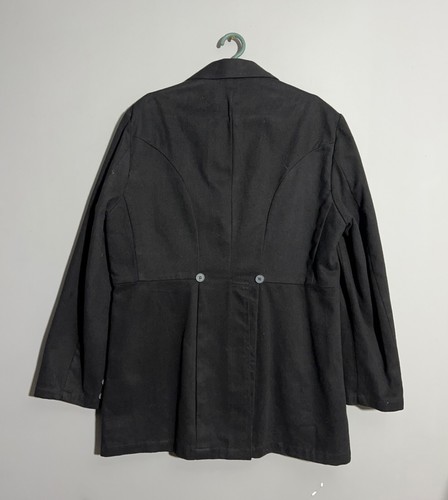 Wah Maker Frontier Blazer Black Western Coat Button Jacket - Picture 9 of 10