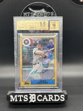 Jose Altuve 2017 Topps Silver Pack Chrome Autographs #33/199 BGS 9.5 GEM PLUS