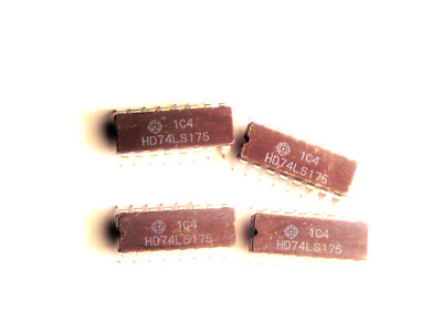 10 Pezzi Di Circuiti Integrati HD74LS175P DIP16 - 74LS175, Nuovi