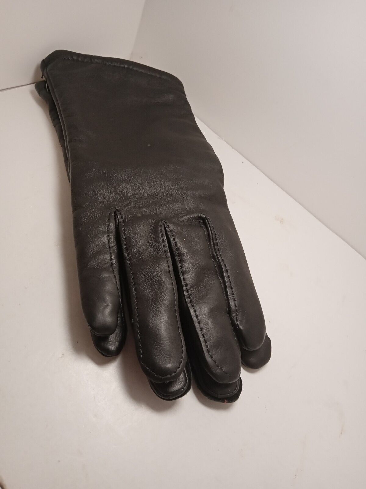 USGI Black Sheepskin Leather Dress Gloves Hawkeye Glove Mfg. Size 8 ...