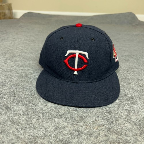 Minnesota Twins Men Hat 7 1/8 Navy Fitted 2014 All Star New Era 59Fifty USA Cap