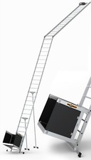 LADDER HOIST WITH TRANSPORT TROLLEY STANDARD 12 m, MAX LOAD 125kg