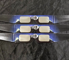 3 Pack - 2024 HD Solar Eclipse Glasses. ISO/CE/NASA Certified RUSH Shipping