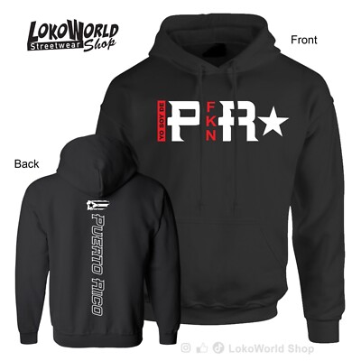 Yo Soy De PfknR, Puerto Rico, Boricua, Bad Bunny, V2, Black Hoodie