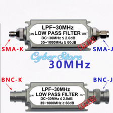 1PCS LC communication frequency Low pass filter LPF-1MHz BNC 50 ohm replace