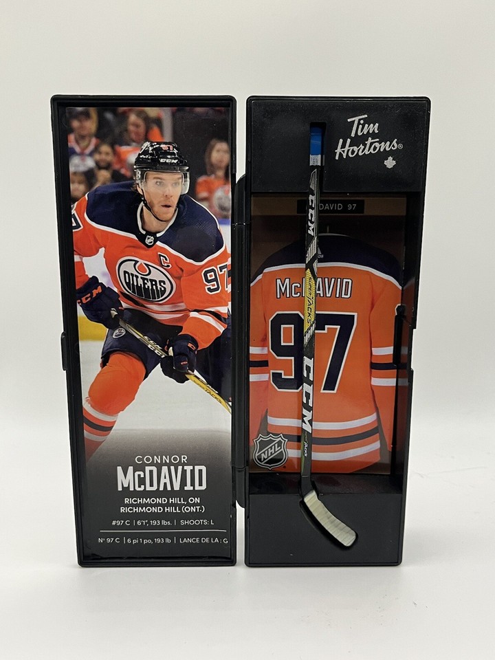 2020 CONNOR MCDAVID TIM HORTONS LIMITED EDITION NHL MINI STICK LOCKER ...