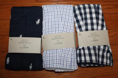 THREE (3) NEW NWT Mens J.Crew J. J Crew Boxers Boxer Shorts Underwear LARGE *2G - Picture 1 of 2