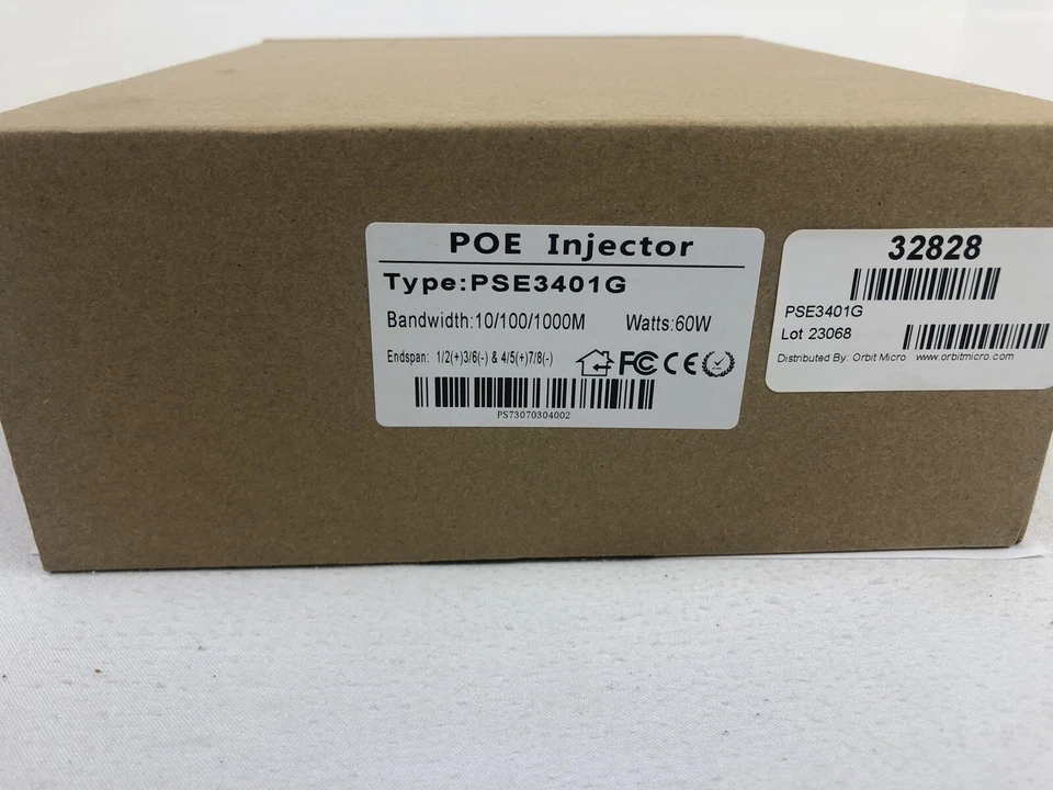 PoE PSE3401G injector Wall Mount 10/100/1000M 60W (T5) - Image 4 of 4