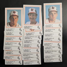 1987 French/Bray Baltimore Orioles SGA - You Pick One! - Ripken, Boddicker, etc.
