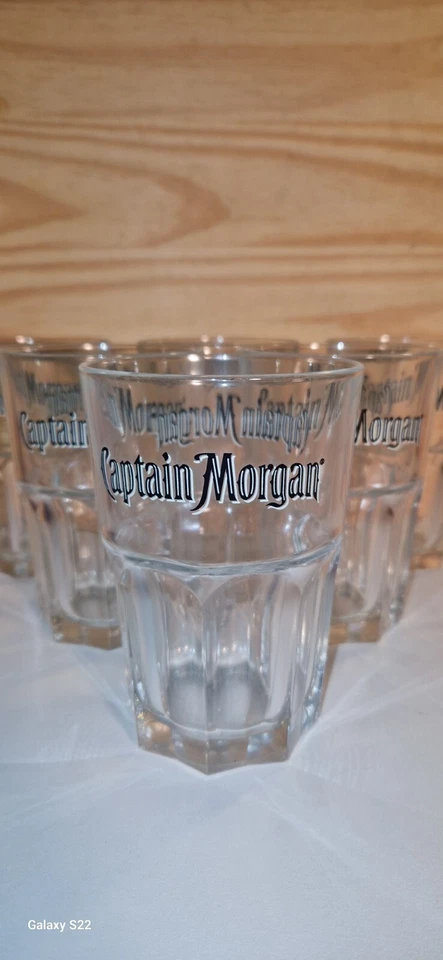6 VERRES RHUM CAPTAIN MORGAN WHITE MOJITO GRANITY - Photo 2/3