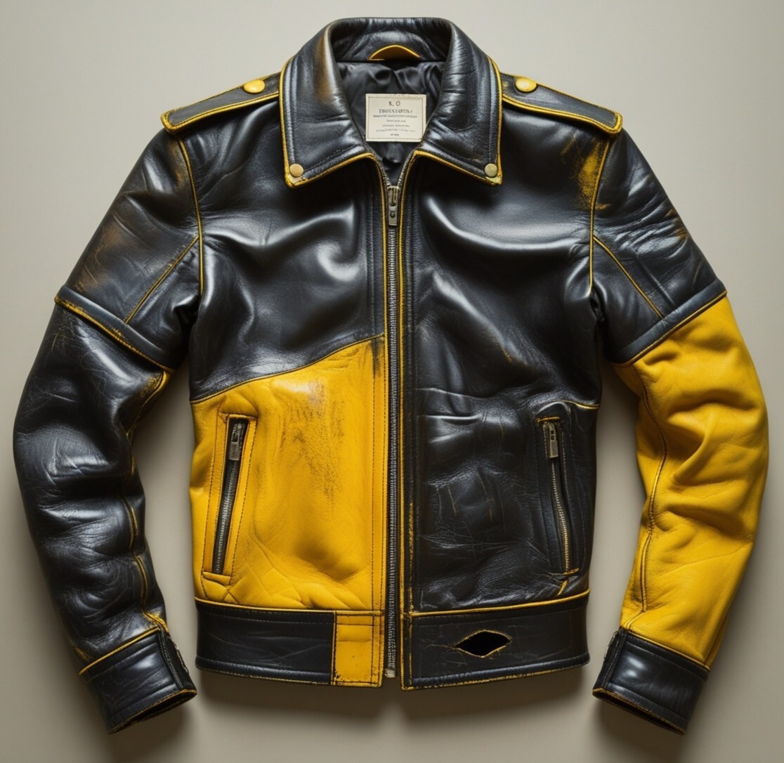 Original Leather ,,Cuero  bomber jacket