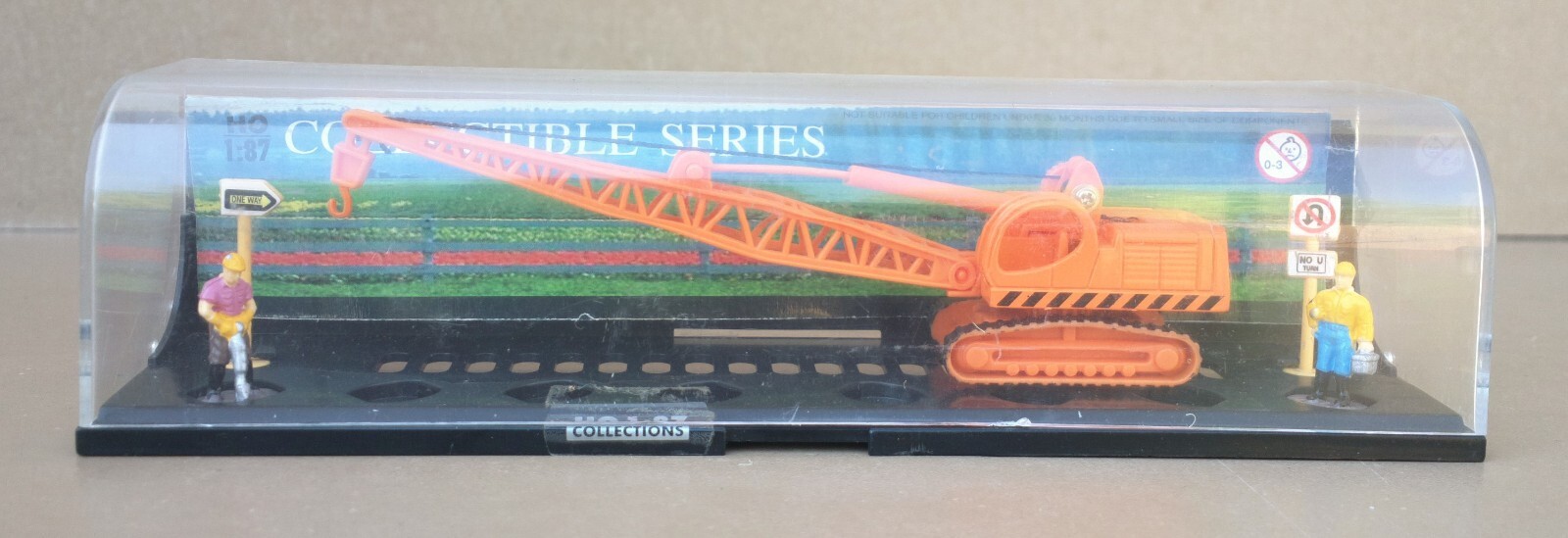 Grue sur chenilles 1:87 Smart Toys pour décor de train miniature HO