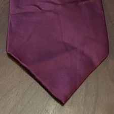 Stafford Burgundy 100 Imported Silk Men  s Neck Tie Made In USA Long
