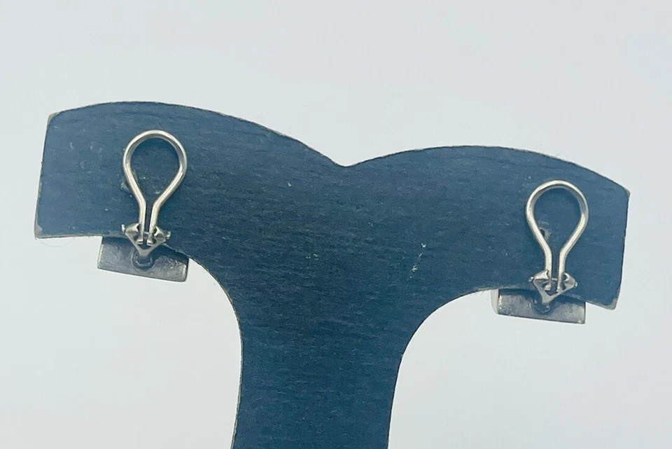 Lois Hill Sterling Silver Ornate Filigree Clip Earrings - Image 4 of 4