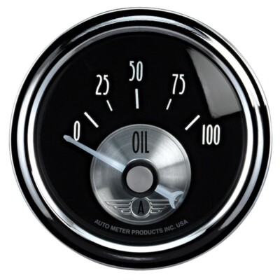 Autometer Prestige Series 52mm 0-100 PSI Short Sweep Electronic Oil Pressure