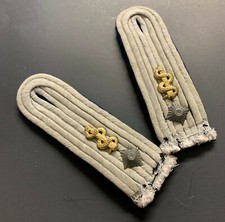 WW2 German medical jacket shoulder board set strap heer soldier war uniform Army
