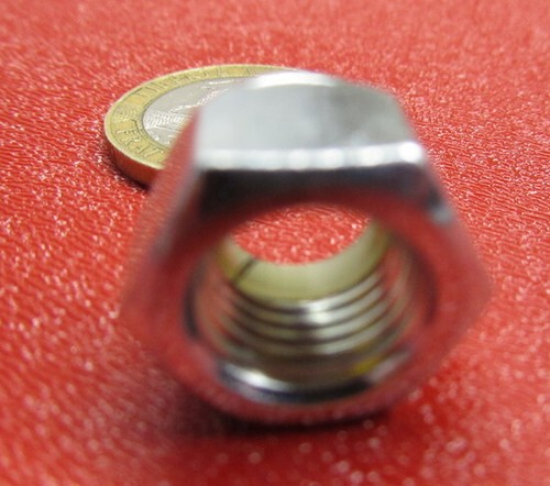 Zinc Plate Steel Grade 2 Nylon Insert Lock Nuts RH 7/16-20 x 29/64 H 100 Pc - Bild 2 von 10