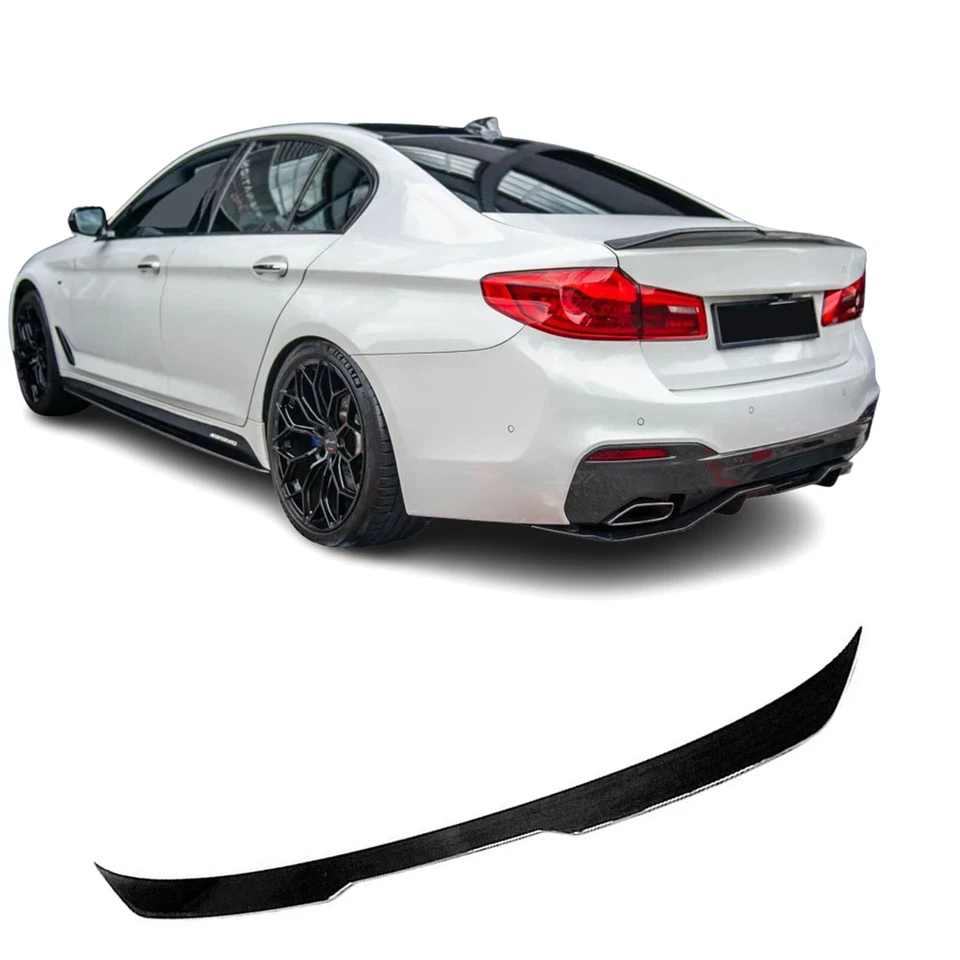 Heckspoiler passend für BMW 5er G30, Heckflügel, Spoilerlippe, PRO Optik, Schwar - Bild 3 von 4